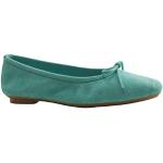 Chaussures casual Reqins turquoise en cuir Pointure 36 look casual pour femme 