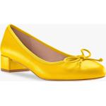 Ballerines Blancheporte jaunes en cuir en cuir Pointure 37 avec un talon entre 3 et 5cm look casual pour femme 