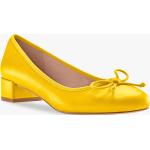 Ballerines Blancheporte jaunes en cuir en cuir Pointure 39 avec un talon entre 3 et 5cm look casual pour femme en promo 
