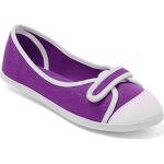 Chaussures casual violettes en toile Pointure 40 look casual pour femme en promo 