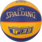 Ballons de basketball Spalding dorés en promo 