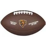 Ballons Wilson en cuir de football américain Chicago Bears 