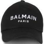 Chapeaux de créateur Balmain noirs en coton Tailles uniques look fashion 
