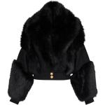 Balmain - Jackets > Faux Fur & Shearling Jackets - Black -