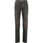 Jeans slim de créateur Balmain marron W32 L35 pour homme en promo 
