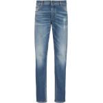 Jeans slim de créateur Balmain bleus stretch W33 L28 pour homme en promo 