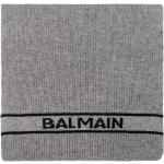 Accessoires de mode enfant de créateur Balmain gris à logo en laine 