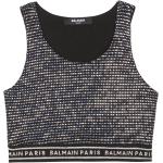 Tops Balmain noirs en polyamide de créateur Taille 10 ans pour fille de la boutique en ligne Miinto.fr avec livraison gratuite 