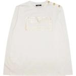 T-shirts à col rond Balmain blanc d'ivoire en caoutchouc de créateur Taille 14 ans pour fille de la boutique en ligne Miinto.fr avec livraison gratuite 