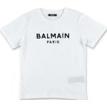 T-shirts à col rond Balmain blancs à sequins de créateur Taille 10 ans pour fille de la boutique en ligne Miinto.fr avec livraison gratuite 