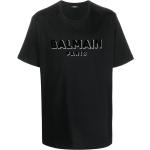 T-shirts à imprimés de créateur Balmain noirs à manches courtes à col rond pour homme 