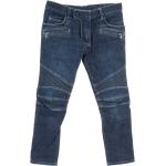 Jeans slim de créateur Balmain bleu indigo patchwork seconde main Tailles uniques pour homme 