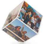 Balvi - Kube tournant avec Emplacement pour 6 Photos de 15x15 cm. Fonctionne avec Une Pile AA (Non in