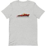 T-shirts à imprimés gris en coton Ferrari Enzo 