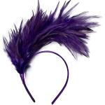 Bandeau à Plumes Colorées Fascinateur Coiffe de Carnaval Serre-Têtes  Arc-en-Ciel Cerceau Cheveux Cosplay Costume pour Pâques Mariage Halloween,  24 x 22 cm/ 9,5 x 8,7 pouces : : Mode