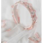 Serre-tête rose pastel en tulle à motif papillons pour fille de la boutique en ligne Etsy.com 