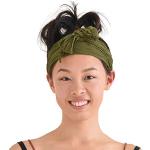 Headbands verts à pompons Pirates des Caraibes Jack Sparrow Tailles uniques look hippie pour femme 