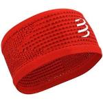 Headbands Compressport rouges Taille L pour homme en promo 