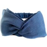 Headbands bleus en lin à motif USA Taille L classiques pour femme 