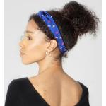 Headbands bleu nuit avec noeuds pour femme 