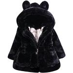 Doudounes longues noires à motif lapins imperméables Taille 18 mois look fashion pour fille de la boutique en ligne Amazon.fr 