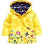 Vestes à capuche jaunes à fleurs coupe-vents respirantes Taille 6 ans look fashion pour fille de la boutique en ligne Amazon.fr 