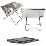 Barbecues portables Uco gris acier en acier pliables 