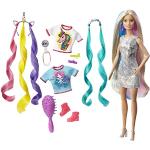 Barbie Cheveux Fantastiques Poupée Blonde Aux Longs Cheveux Brillants Avec 2 Serre-têtes Fantaisie Et Accessoires, Jouet Pour Enfant, GHN04