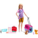 Jeux de vétérinaire à motif tigres Barbie de 12 cm sur les transports de 3 à 5 ans 