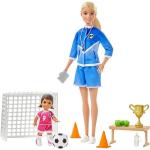 Barbie Métiers coffret poupée Coach de Football blonde