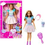 Poupées en peluche à motif canards Barbie de 34 cm de 3 à 5 ans en promo 