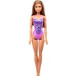 Barbie Plage poupée aux cheveux châtains en maillot de bain
