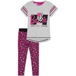 T-shirts à col rond violets à effet léopard en coton à paillettes Barbie look fashion pour fille de la boutique en ligne Amazon.fr 