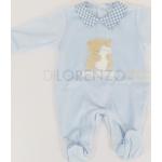 Barboteuses Pierre Cardin bleu ciel en coton Taille 1 mois look fashion pour bébé de la boutique en ligne Idealo.fr 