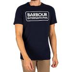T-shirts Barbour International bleus à manches courtes à manches courtes à col rond Taille M look fashion pour homme 