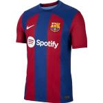 Barcelona FC Nike DX2615-456 FCB M NK DFADV Match JSY SS HM T-Shirt Homme Deep Royal Blue/Noble Red/White Taille XS