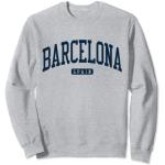 Maillots du FC Barcelone gris à motif ville à manches longues Taille S look fashion 