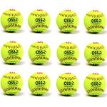 BARNETT OSS-2 Balle de Softball, Baseball Initiation 12'', Blanc, 1 douzaine