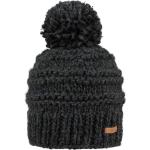 Bonnets Barts noirs en polaire à pompons en laine Tailles uniques pour femme 