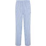 Pantalons de pyjama de créateur HUGO BOSS BOSS bleues claires à rayures en coton Taille XL pour homme 