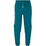 Pantalons baggy de créateur HUGO BOSS BOSS bleu canard à rayures stretch Taille S pour femme 
