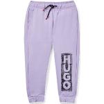 Pantalons de sport violet clair à logo en coton Taille 16 ans look sportif pour fille de la boutique en ligne Hugoboss.fr avec livraison gratuite 