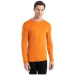 T-shirts col rond Icebreaker orange en laine à col rond Taille S pour homme en promo 