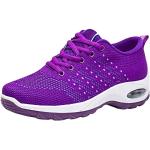 Chaussures de running violettes à fleurs Pointure 40 look fashion pour femme 