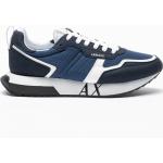 Chaussures montantes de créateur Armani Exchange bleues à motif animaux légères Pointure 43 pour homme en promo 