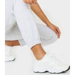 Baskets simples blanches look casual pour femme 