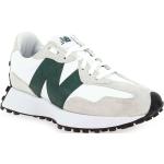 Baskets basses New Balance blanches en cuir look casual pour femme 