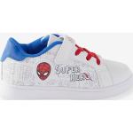 Baskets à lacets blanches en polyester Spiderman Pointure 25 look casual pour garçon 