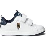 Chaussures de créateur Ralph Lauren Polo Ralph Lauren blanches en cuir synthétique en cuir vegan Pointure 22,5 pour enfant 