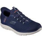 Baskets  Skechers Summits bleues en textile vegan Pointure 42 avec un talon entre 3 et 5cm pour homme 